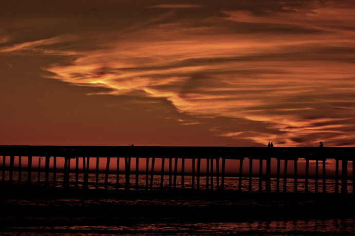 Pier at Sunset, Cayucos, Ca.