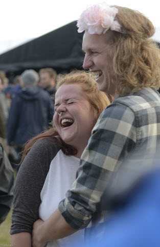 Festival laughter