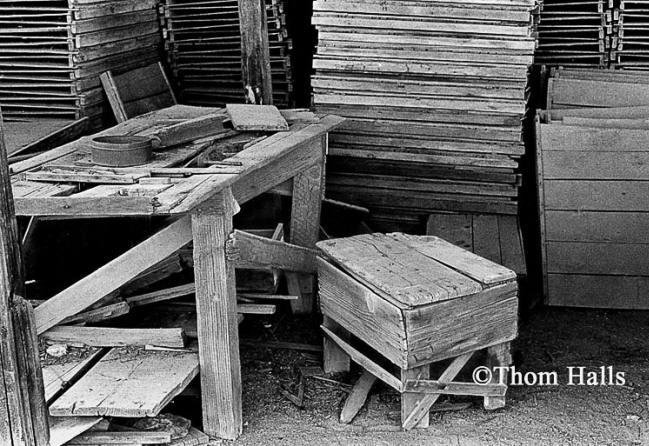 Grandpas workbench as he left it. Dinuba, Ca. 1985