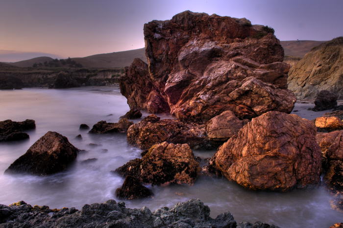 Red Rock outcropping, Cayucos, Ca. 2008