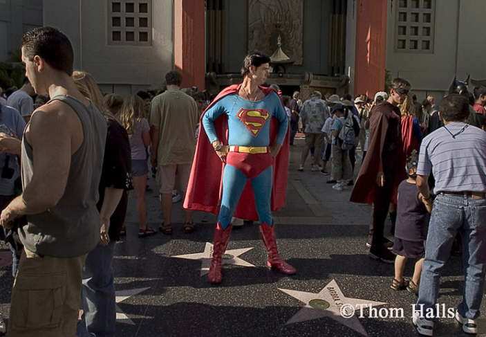 When Superman Gets Ignored, Hollywood, Ca. 2005